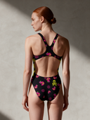 Costume intero bambina da allenamento PINUP 334PF - Duxy: vista posteriore indossato