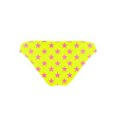 Slip bikini donna da mare Papeete L024PAF - Giallo Stelle Fucsia Fluo, vista posteriore