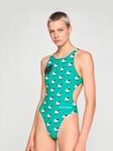 Costume intero donna da allenamento PINUP 559PF - Pecora nera