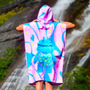 Poncho in microfibra 48POF - Lakuku vista 3 — telo in microfibra, BONESWIMMER Made in Italy